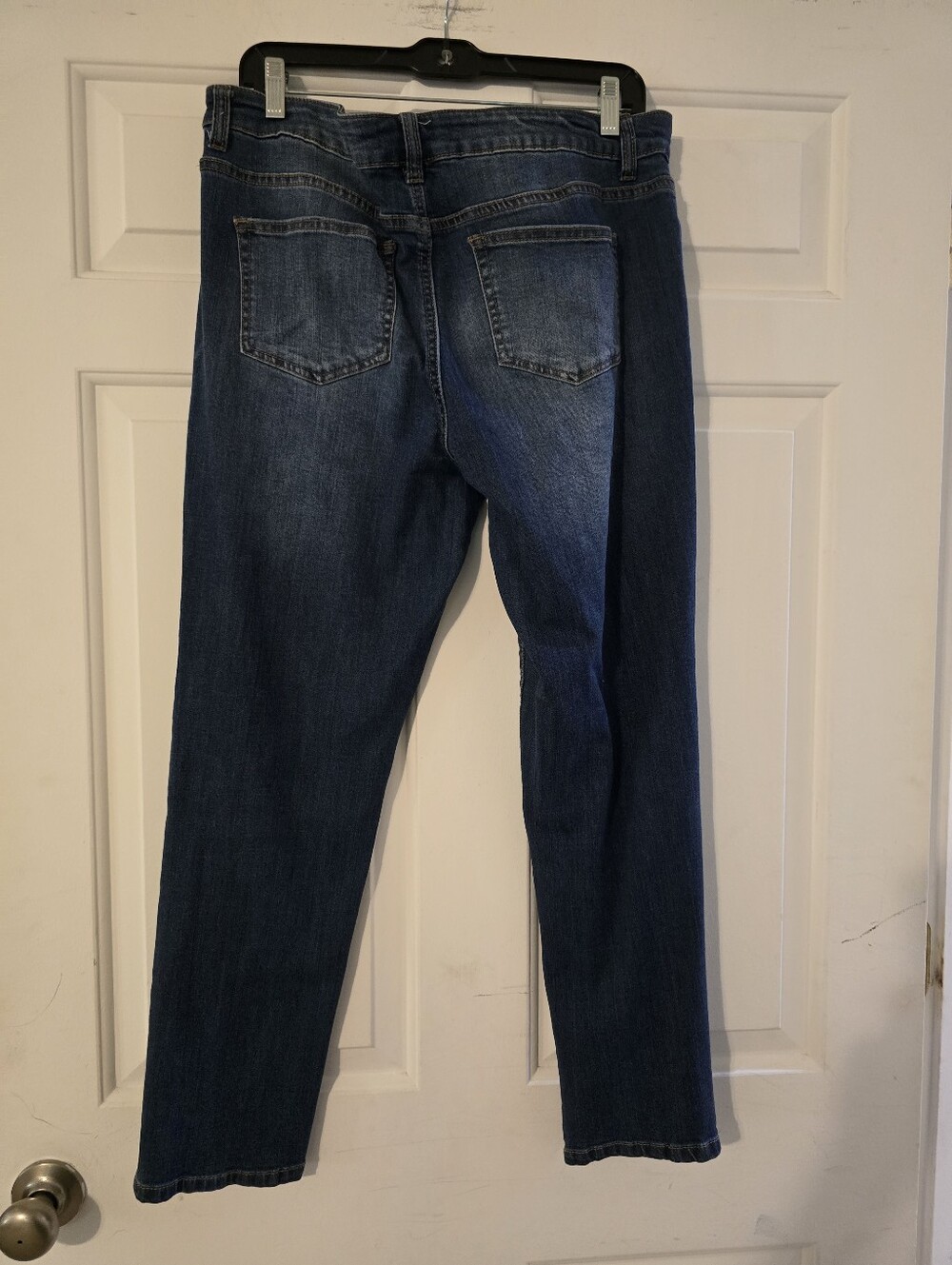 Stitch And Star Dark Blue Women's Embroidered Jeans - Picture 3 of 5
